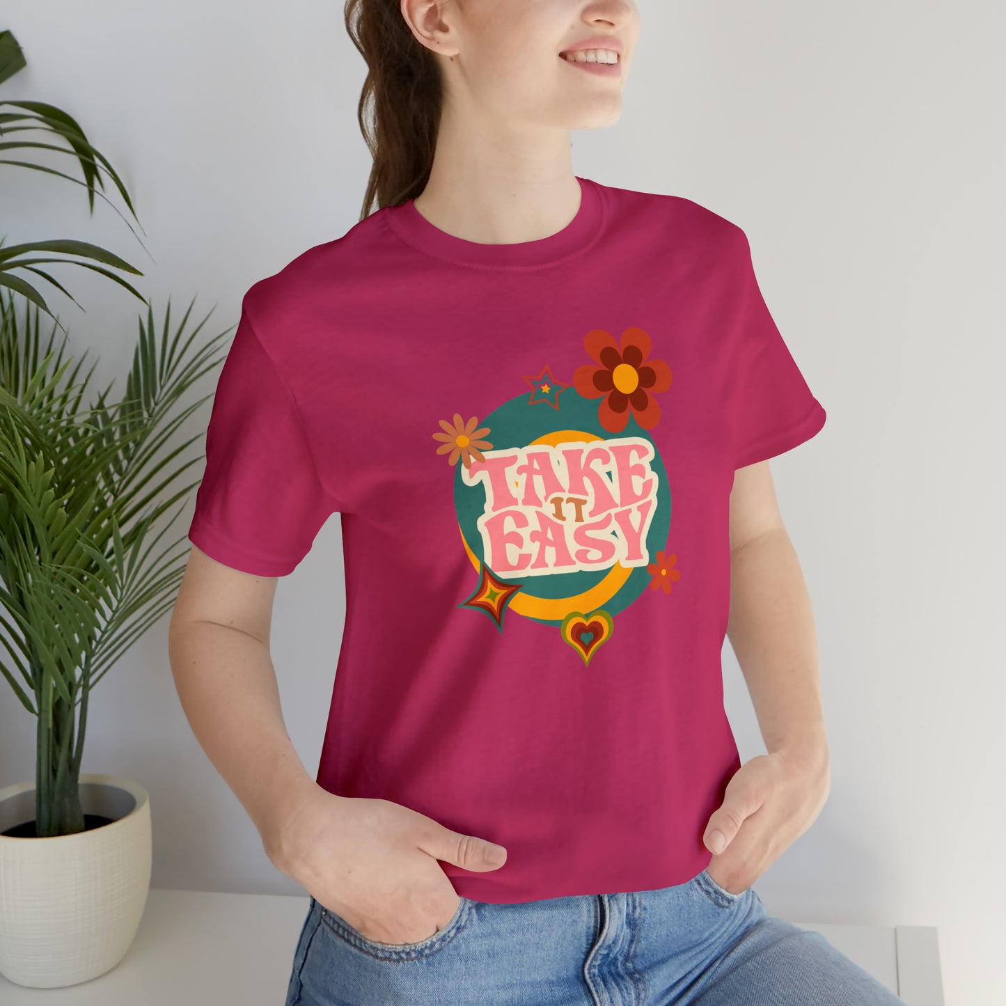 Unisex Take It Easy Retro Vibes T-Shirt