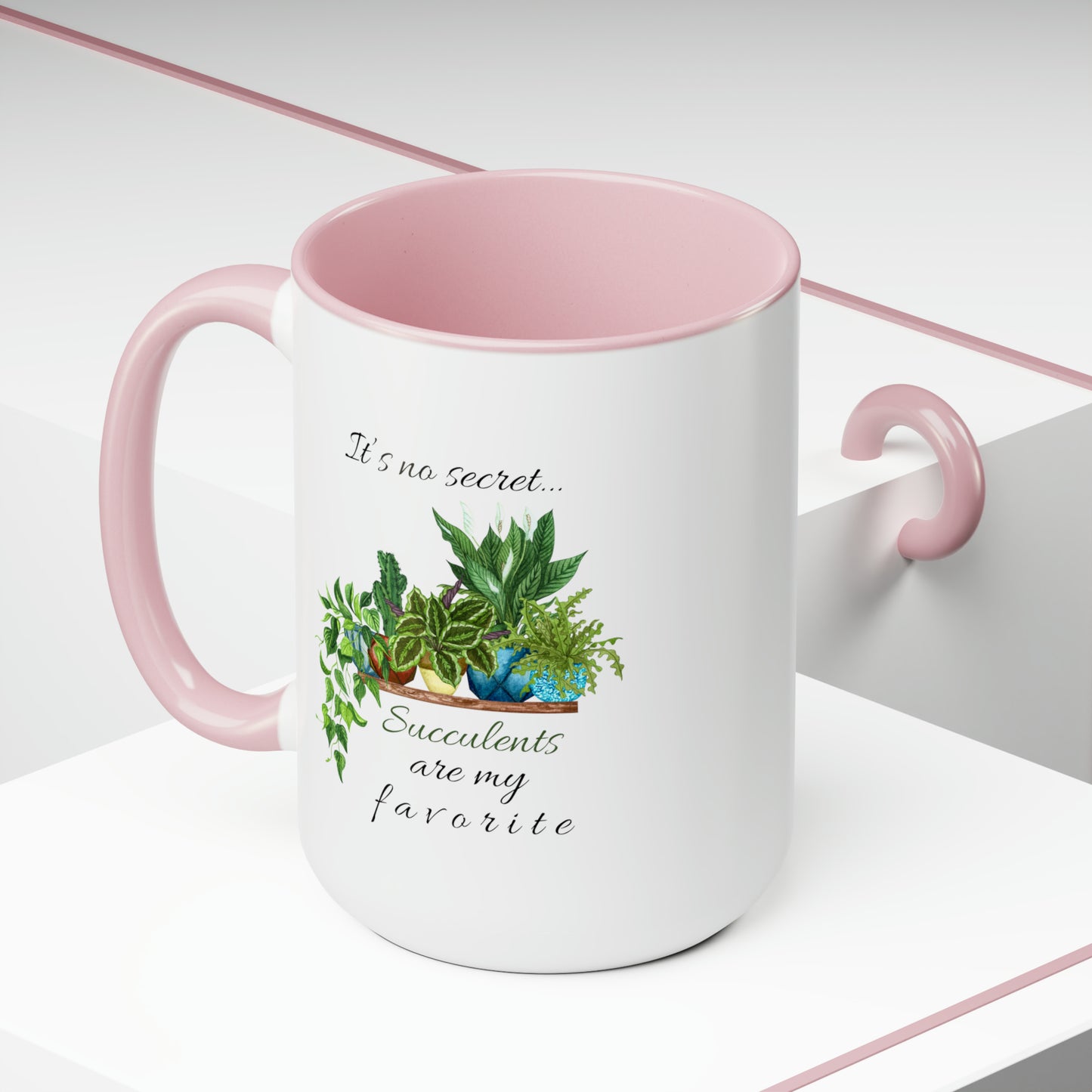 15oz Garden Themed Coffee Mug - Succulents Are My Favorite