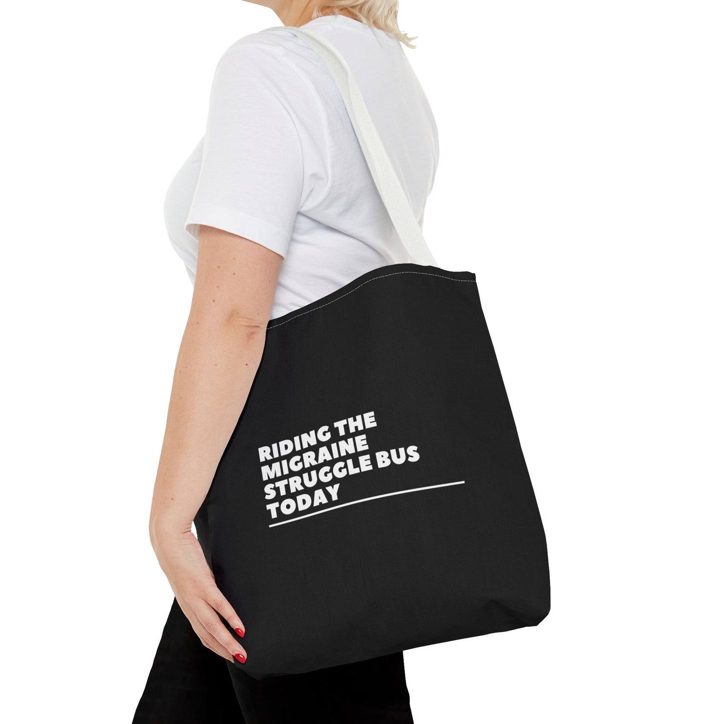 Unisex Migraine Day Invisible Illness Warrior Tote Bag