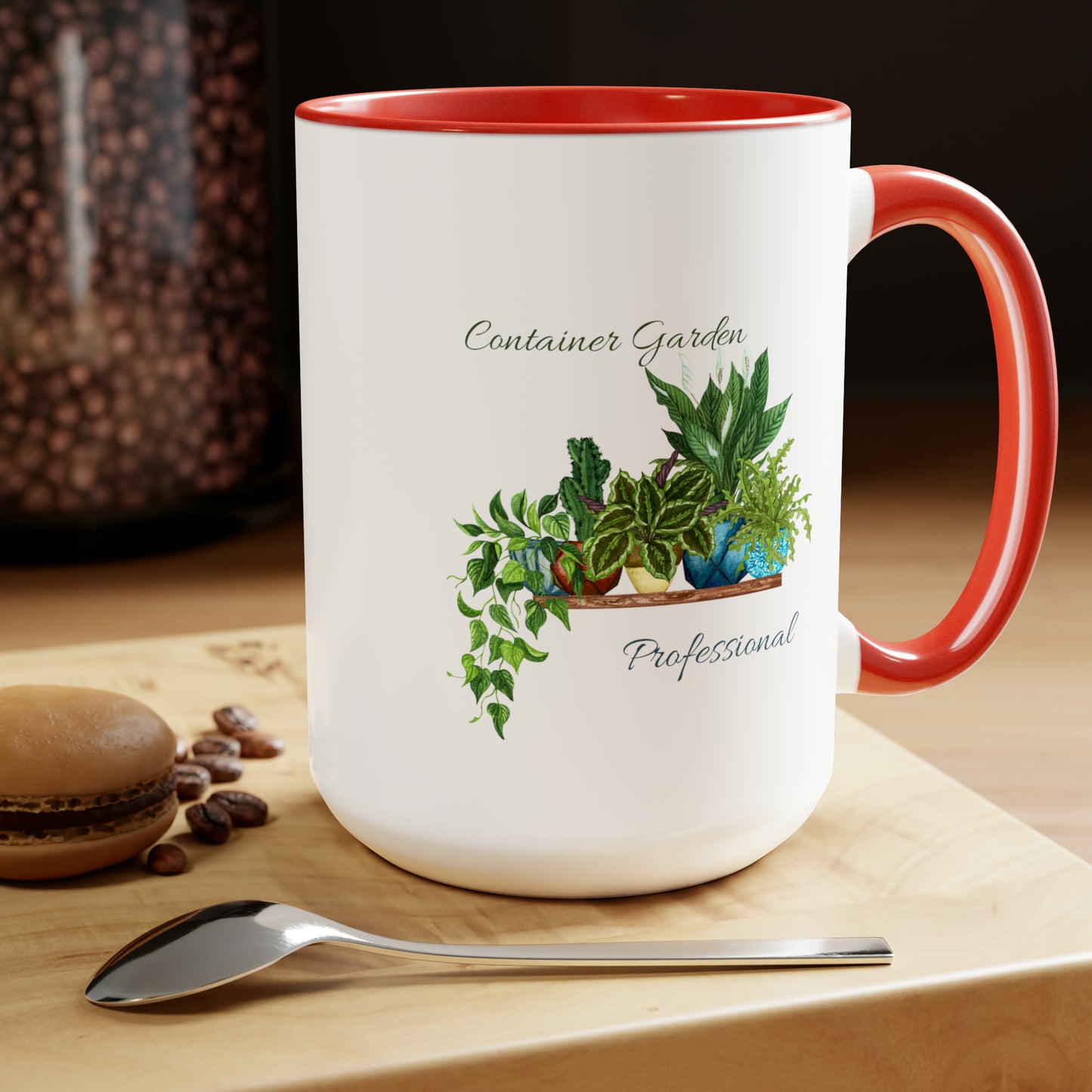 15oz Garden Themed Coffee Mug Container Garden Professional