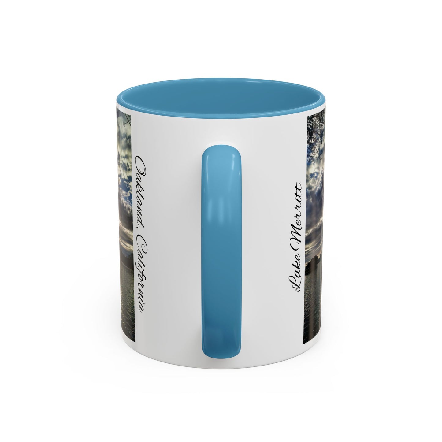 11oz/15oz Two Tone Lake Merritt, Oakland California San Francisco Bay Area Keepsake Coffee Mug