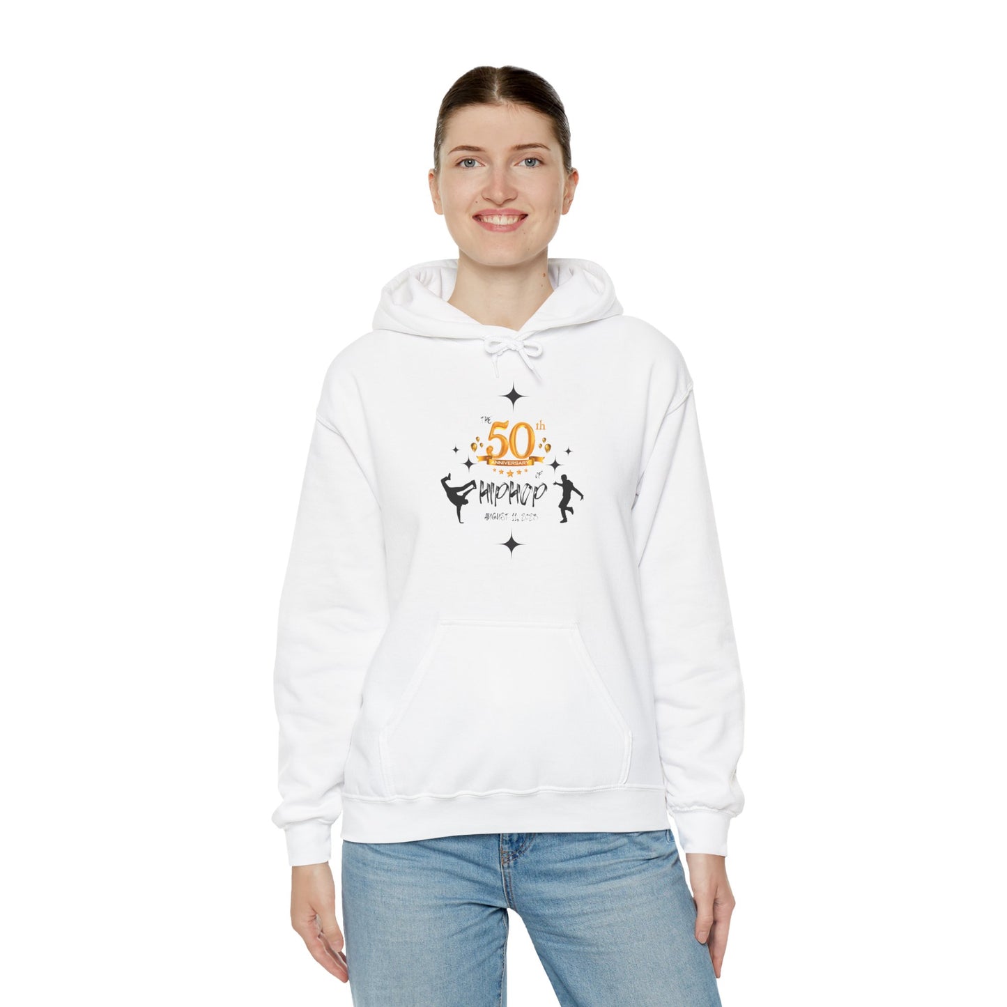 Unisex Heavy Blend™ 50th Anniversary of HipHop August 11, 2023 Commemorate 50 Years Hooded Sweatshirt