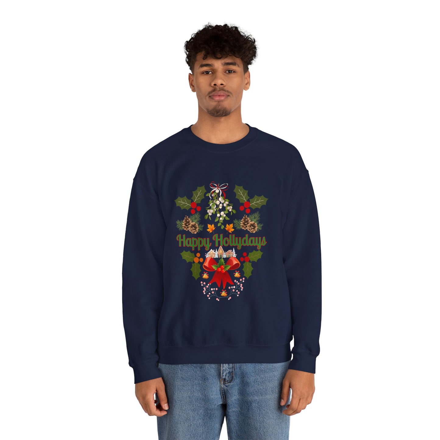 Unisex Ugly Sweater Contest Happy Hollydays Sweatshirt