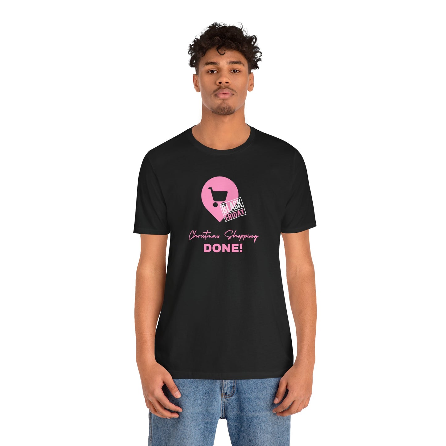 Unisex Jersey Short Sleeve Black Friday Christmas Shopping T-Shirt