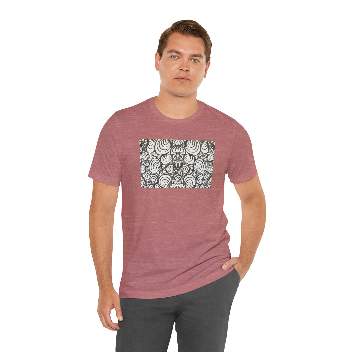 Unisex Original Line Art T-Shirt - Puzzle Panels 1