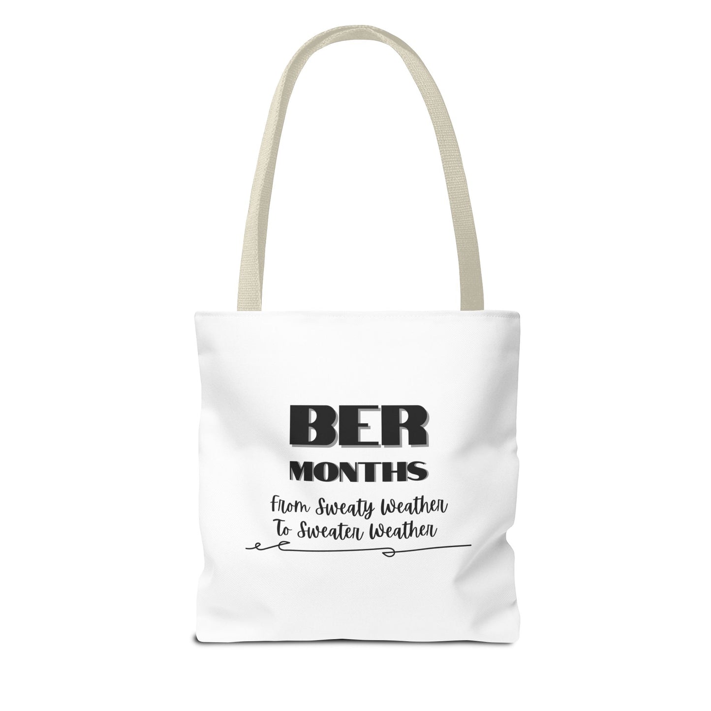 Unisex BER Months Tote Bag Autumn Fall September October November December Tote Bag Favorite Months Tote Bag