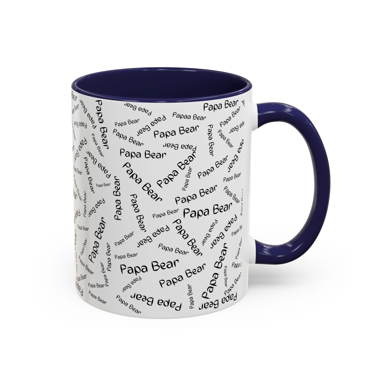 11oz/15oz Papa Bear Word Scramble Coffee Mug