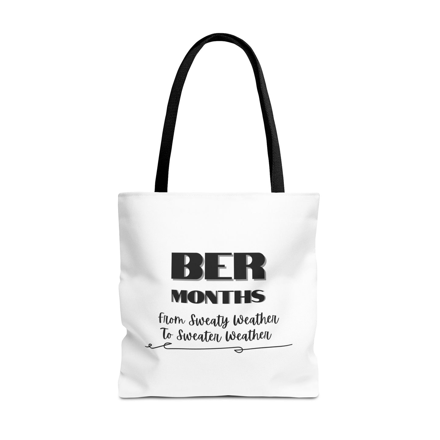 Unisex BER Months Tote Bag Autumn Fall September October November December Tote Bag Favorite Months Tote Bag