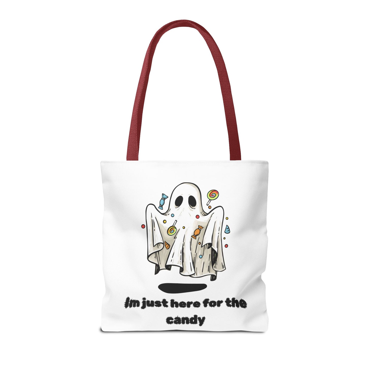 Cute Ghost Halloween Lover Spooky Season Trick or Treating Candy Bag Fall Themed Reusable Lunch Bag