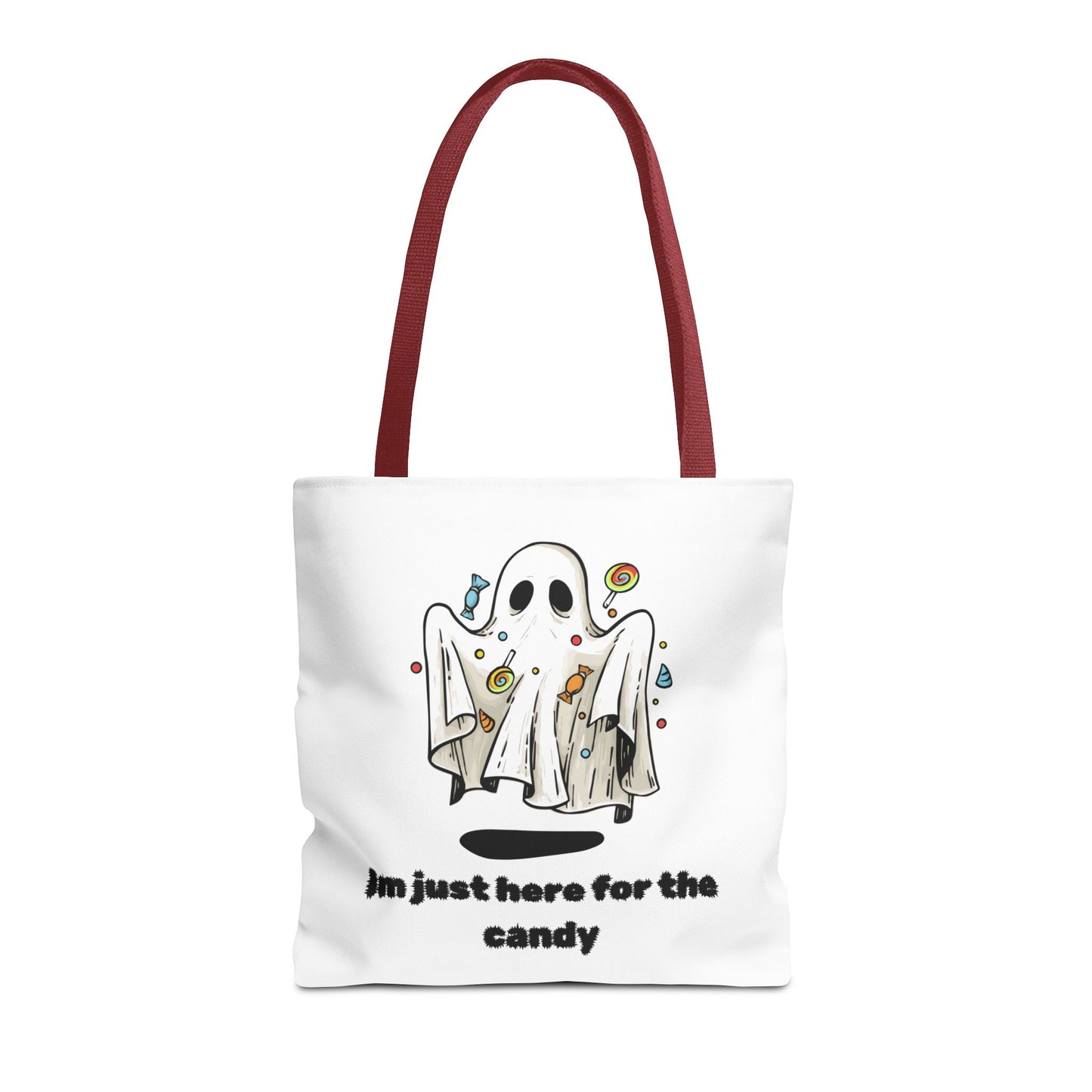 Cute Ghost Halloween Lover Spooky Season Trick or Treating Candy Bag Fall Themed Reusable Lunch Bag