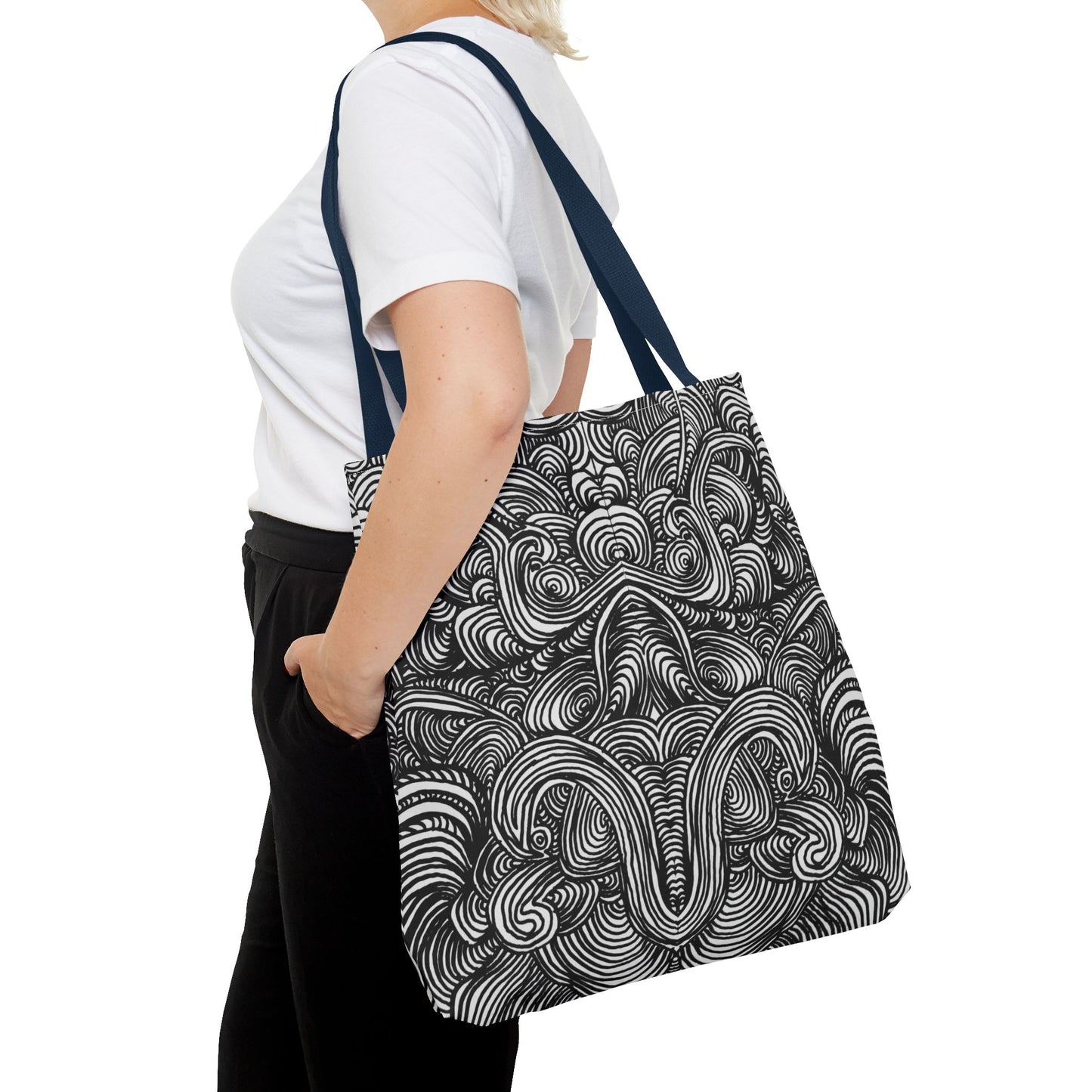 Unisex Original Line Art All Over Print Tote Bag - Mirage