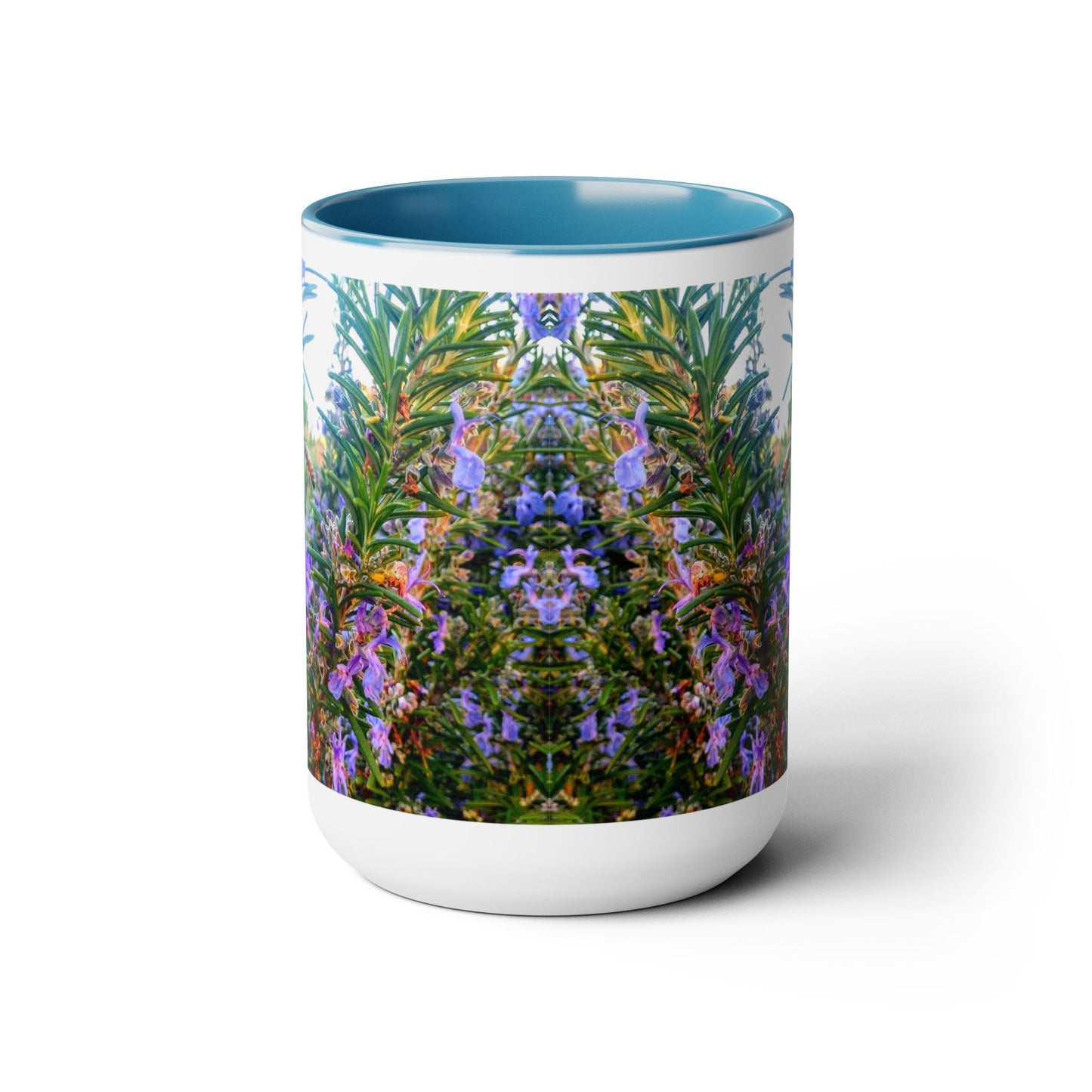 15oz Garden Themed Rosemary and Bee Pollinator Coffee Mug