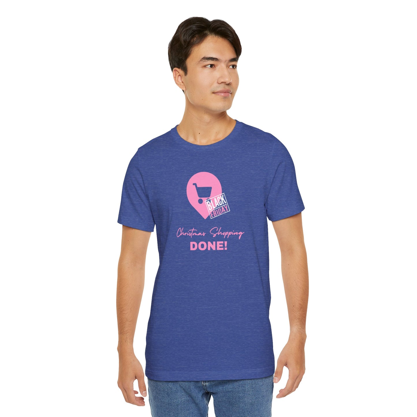 Unisex Jersey Short Sleeve Black Friday Christmas Shopping T-Shirt