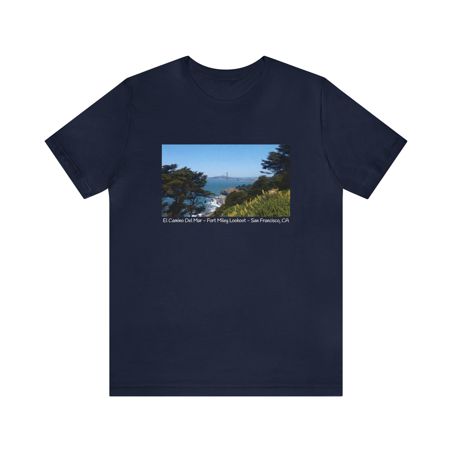 Unisex Jersey Short Sleeve El Camino Del Mar, San Francisco, California