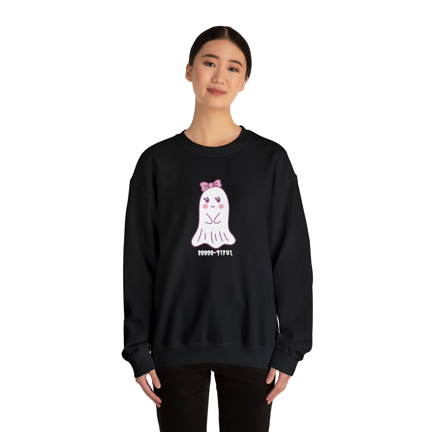 Unisex Cute Ghost Boooo-Tiful Fall Sweatshirt