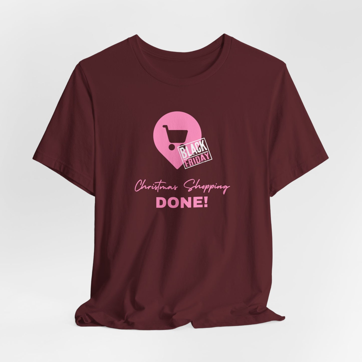Unisex Jersey Short Sleeve Black Friday Christmas Shopping T-Shirt