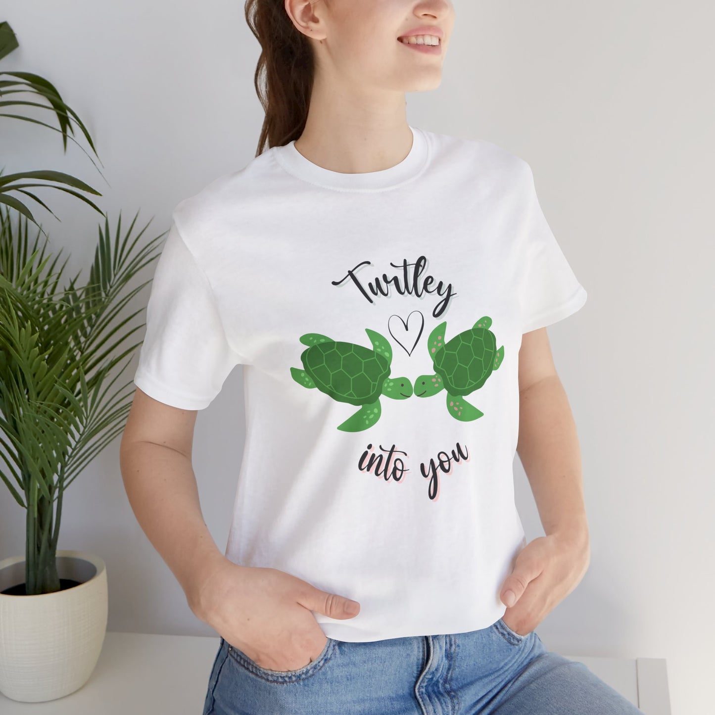 Unisex Cute Turtle Lover Turtley Into You T-Shirt