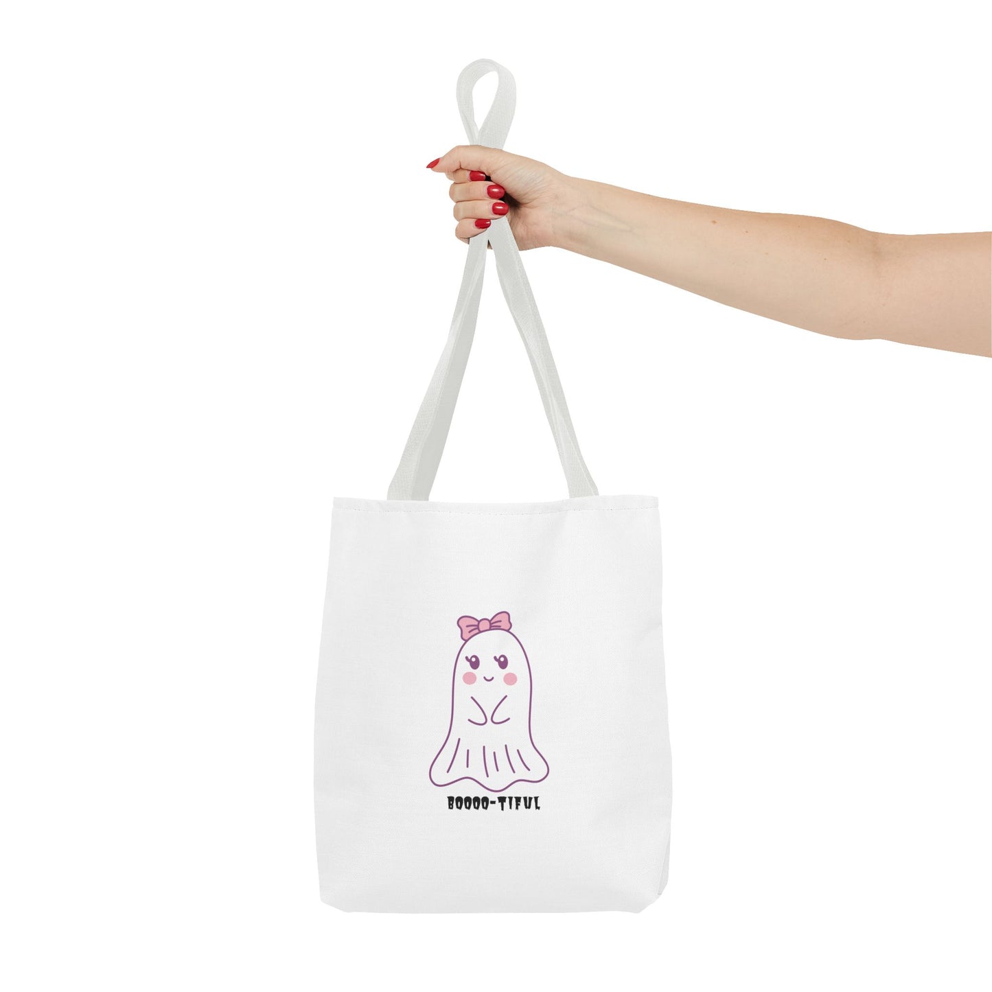 Cute Ghost Halloween Lover Spooky Season Tote Trick or Treating Candy Bag Fall Themed Reusable Lunch Tote