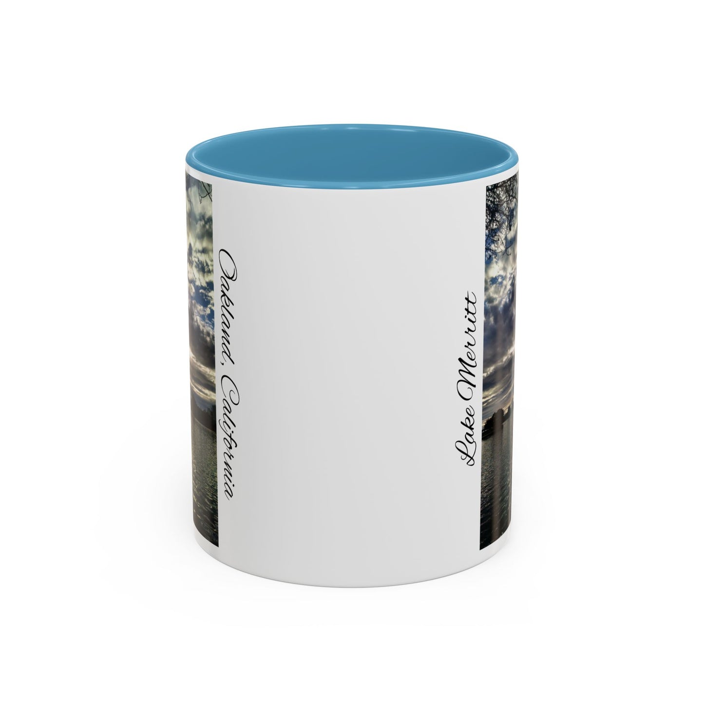 11oz/15oz Two Tone Lake Merritt, Oakland California San Francisco Bay Area Keepsake Coffee Mug