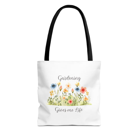 Unisex Gardening Gives Me Life Tote Bag