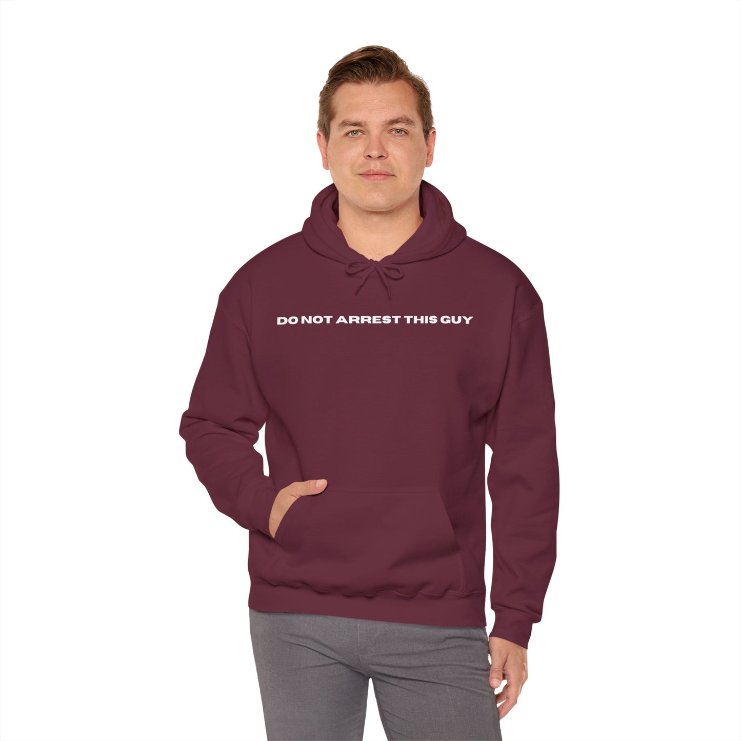 Unisex Heavy Blend™ Do Not Arrest This Guy Hooded Sweatshirt