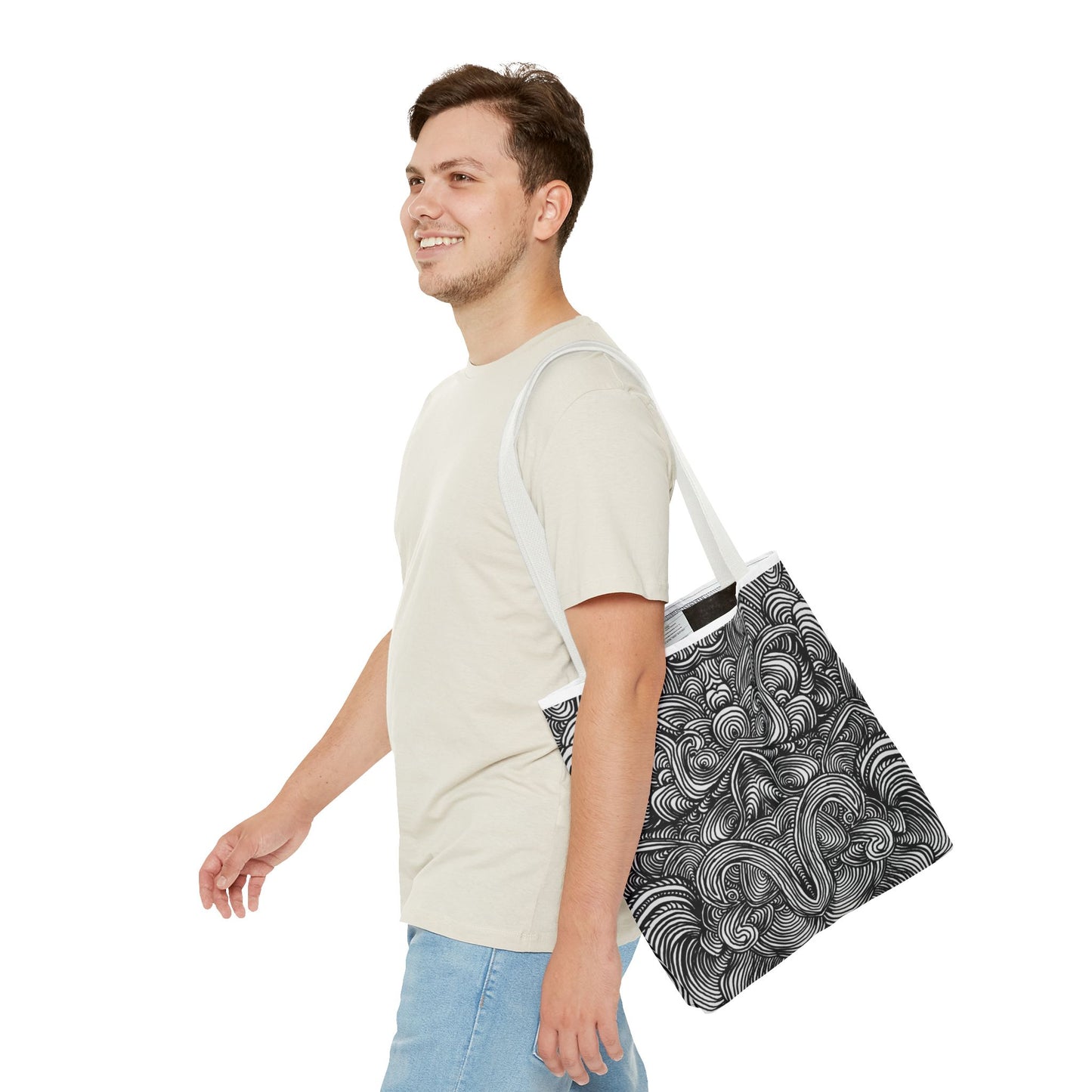 Unisex Original Line Art All Over Print Tote Bag - Mirage