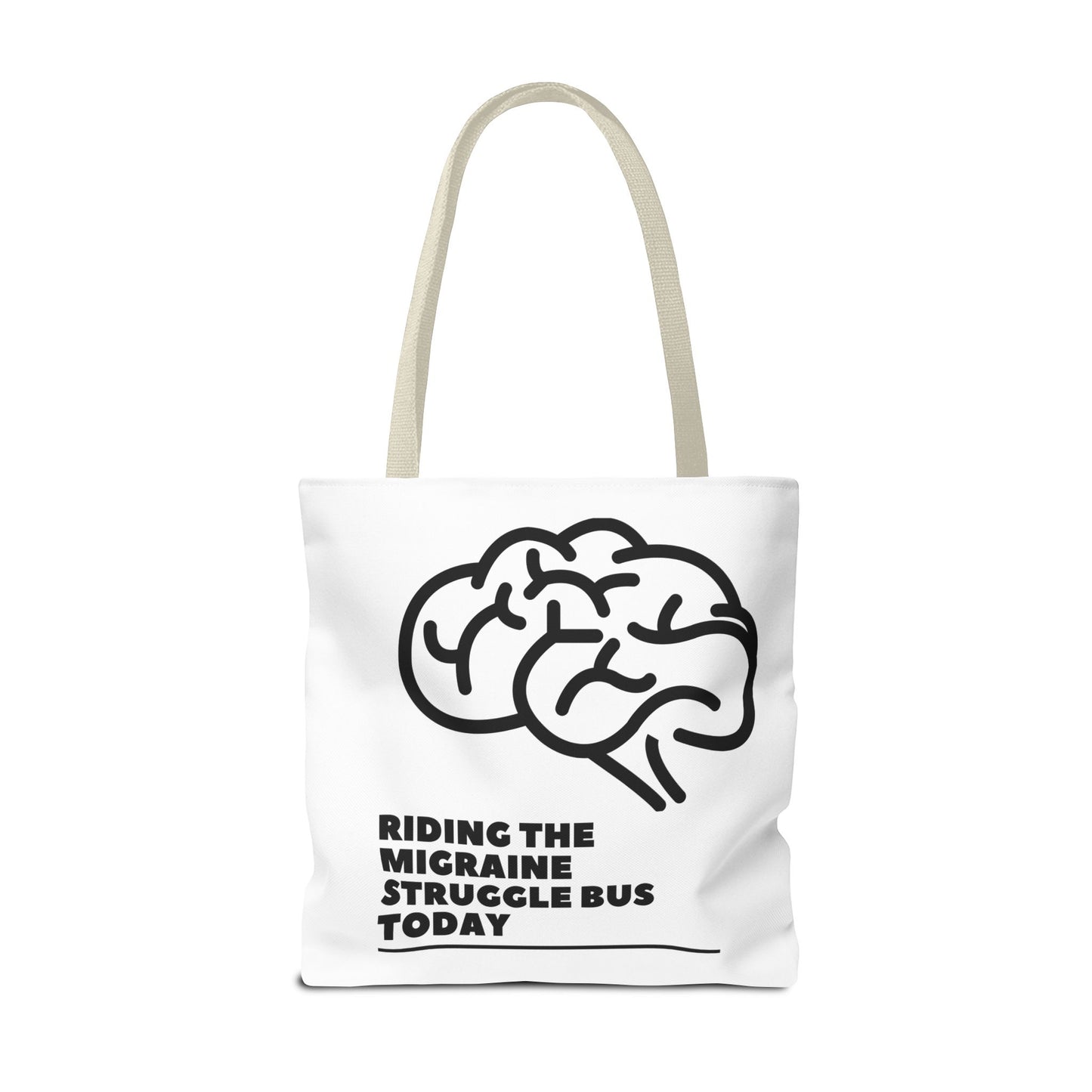 Unisex Migraine Day Invisible Illness Warrior Tote Bag