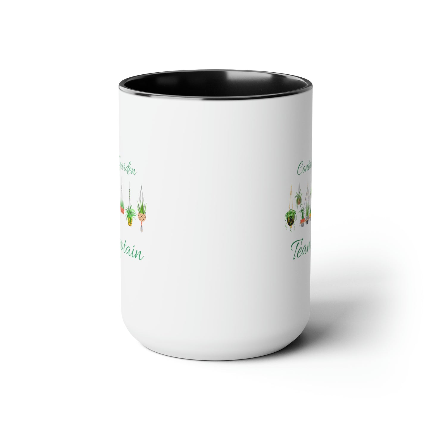 15oz Garden Themed Container Garden Team Captain Gardening Plant Parent Coffee Mug