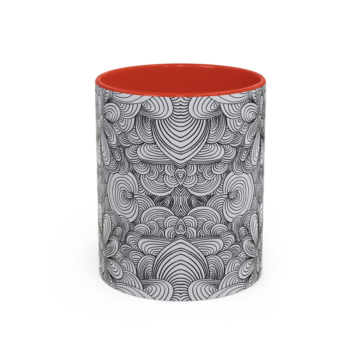 11oz/15oz Original Line Art Coffee Mug - Apricots Noir Mirage