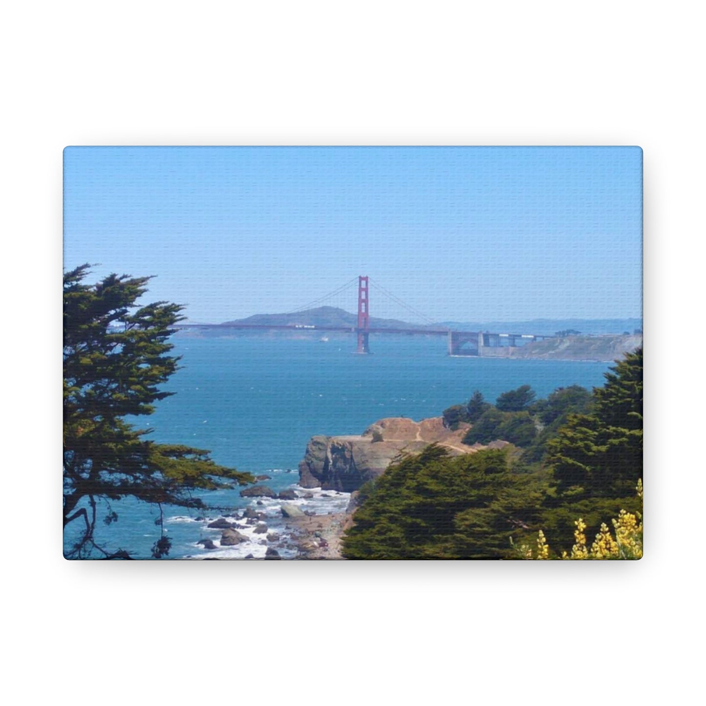 Canvas Gallery Wrap - Camino Del Mar - Fort Miley Lookout - San Francisco