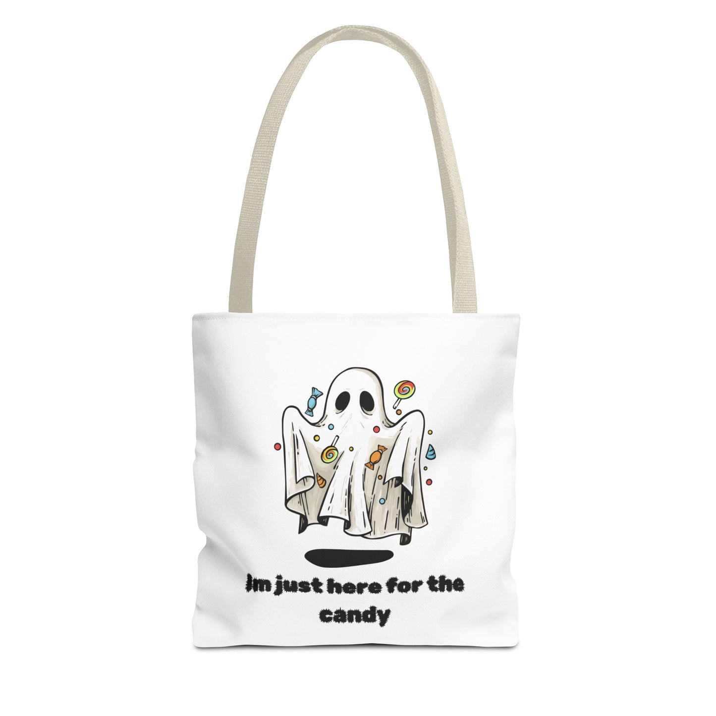 Cute Ghost Halloween Lover Spooky Season Trick or Treating Candy Bag Fall Themed Reusable Lunch Bag