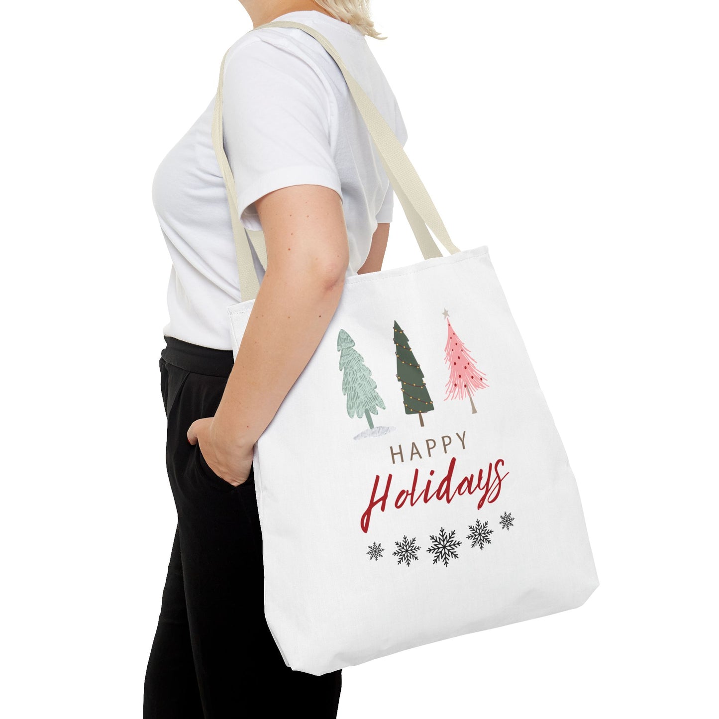 Unisex Happy Holidays Seasons Greetings Fall Tote Bag