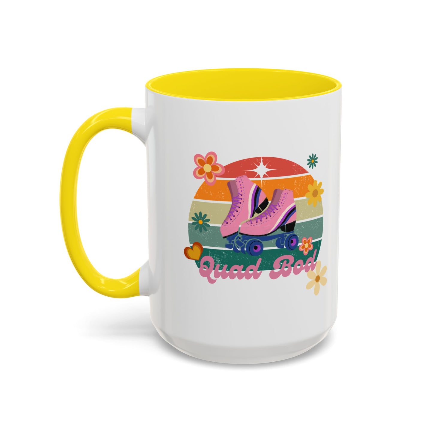 11oz/15oz Retro Vibes Roller Skate Quad Bod Coffee Mug