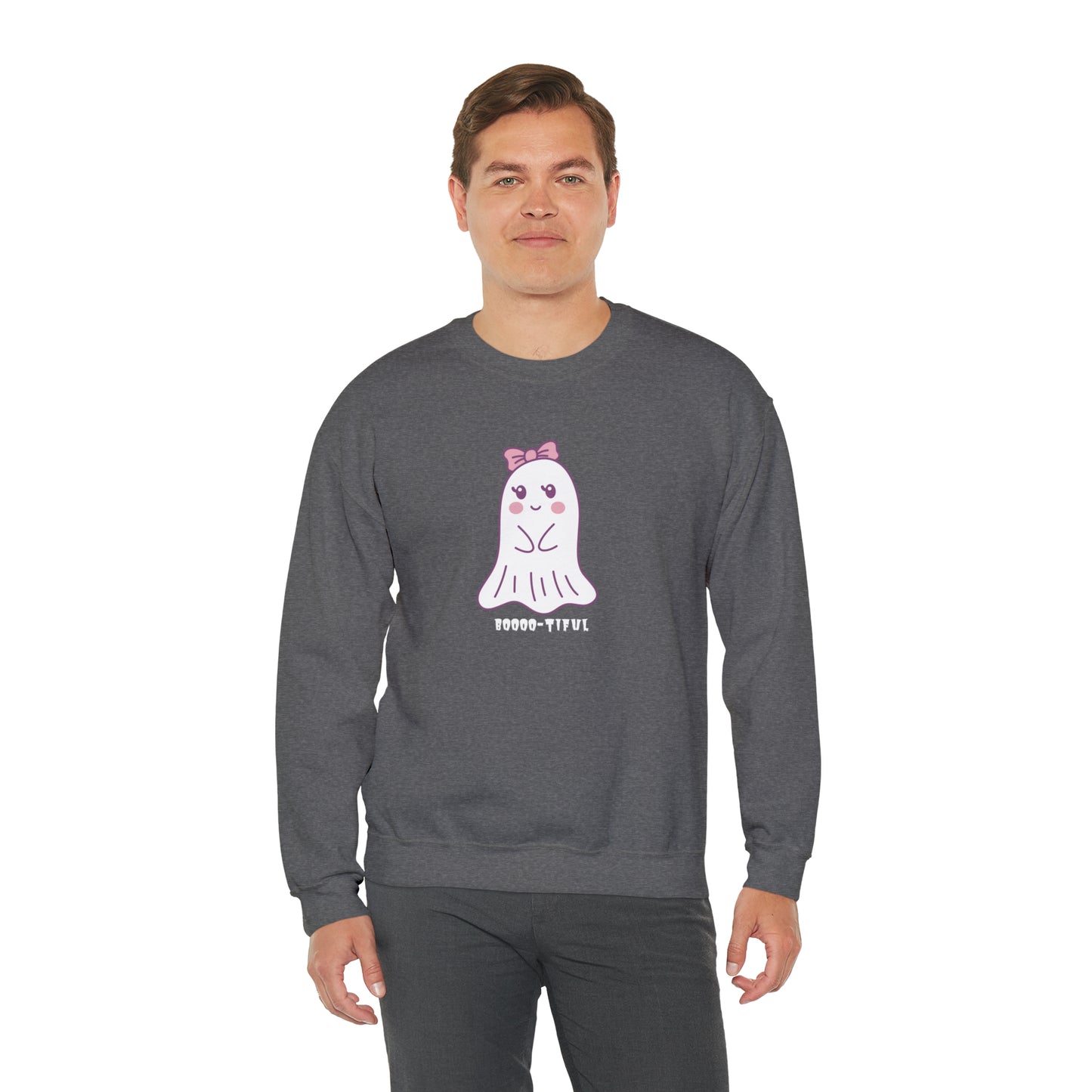 Unisex Cute Ghost Boooo-Tiful Fall Sweatshirt