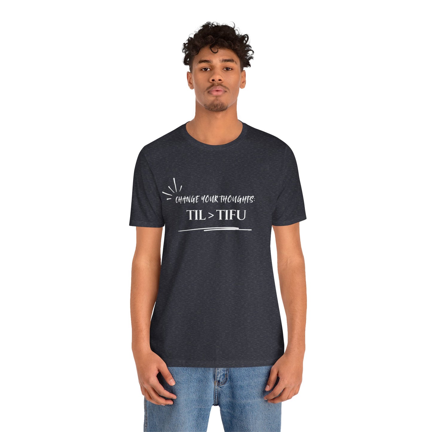 Unisex Self Love Positive Self Talk and Thoughts Mental Health Awareness and Positivity T-Shirt TIL>TIFU