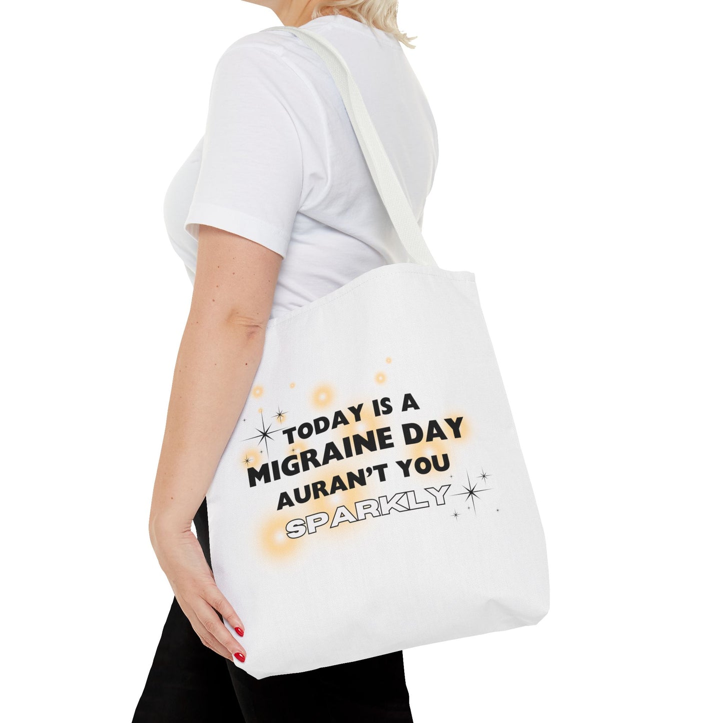 Unisex Migraine Day Invisible Illness Warrior Tote Bag