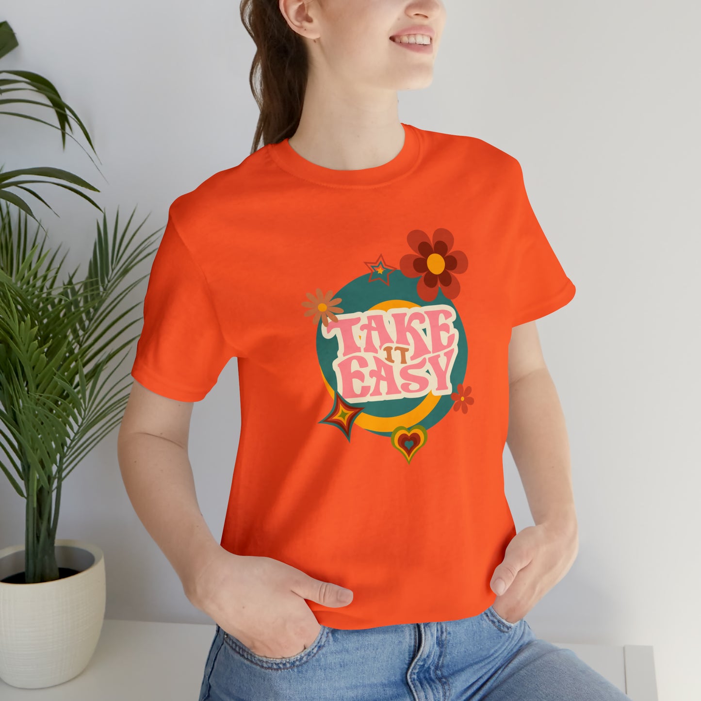 Unisex Take It Easy Retro Vibes T-Shirt