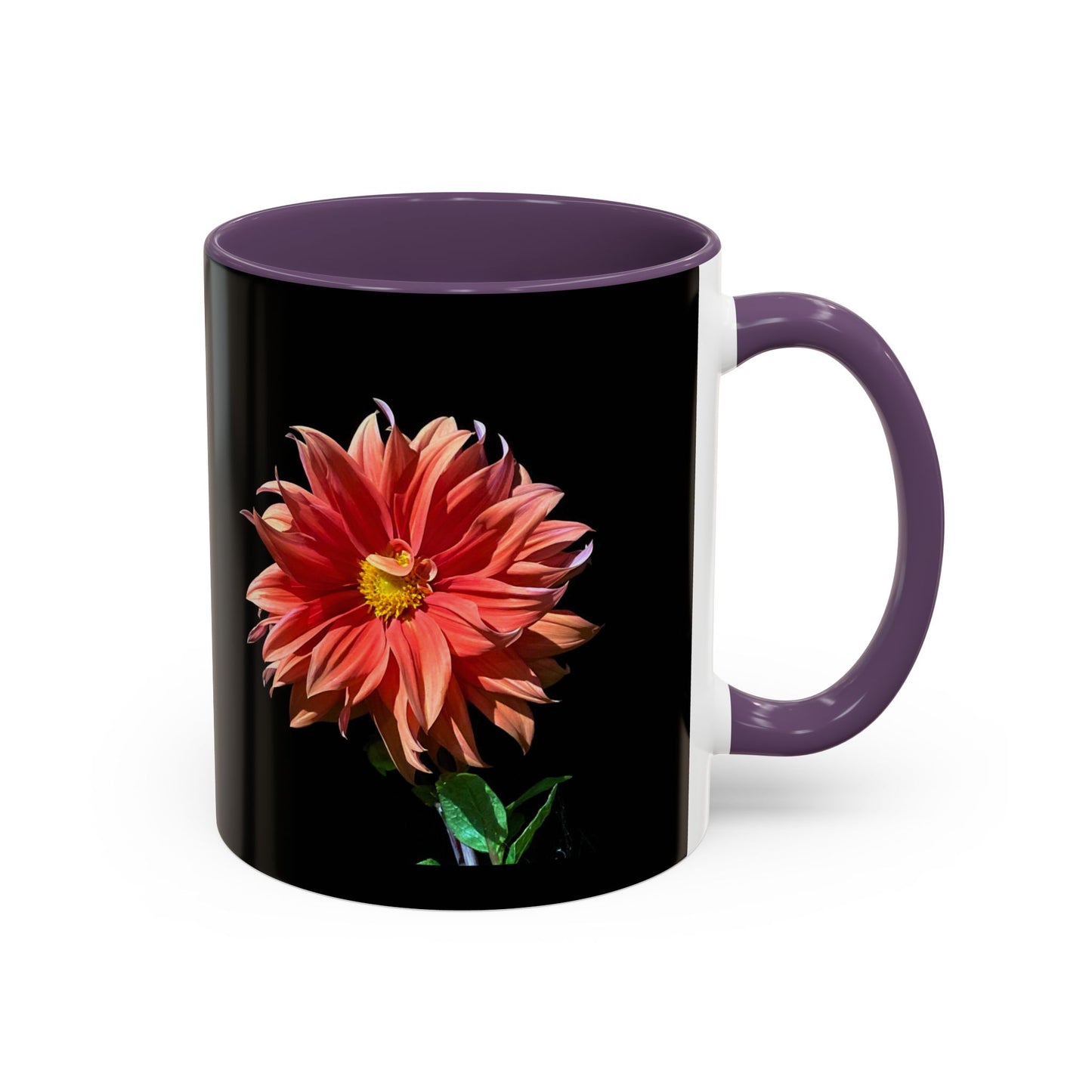11oz/15oz Dahlia Flower Coffee Mug