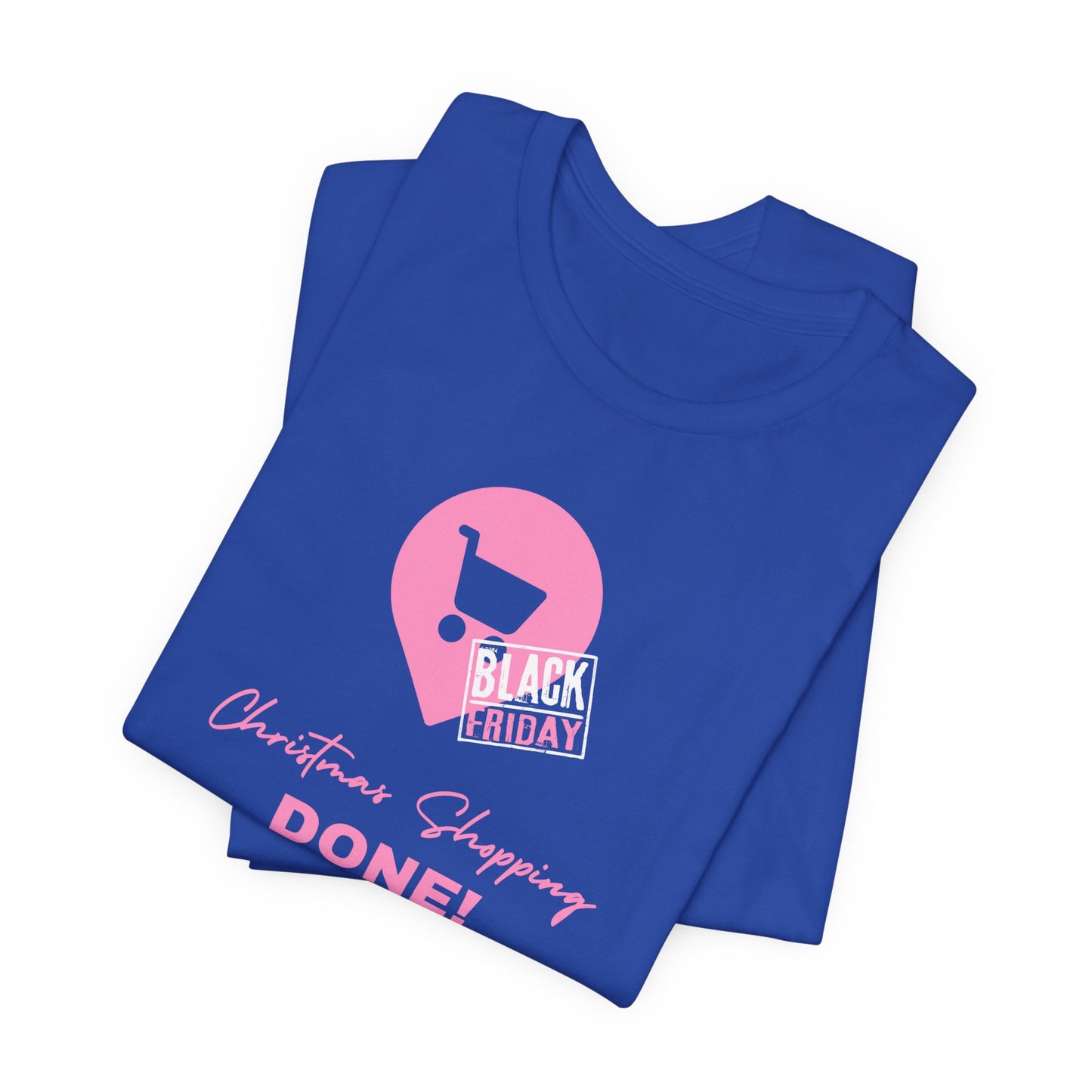 Unisex Jersey Short Sleeve Black Friday Christmas Shopping T-Shirt
