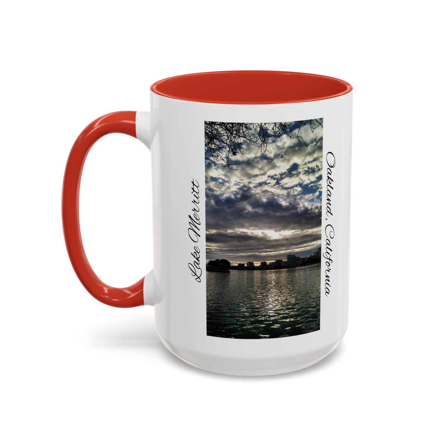 11oz/15oz Two Tone Lake Merritt, Oakland California San Francisco Bay Area Keepsake Coffee Mug