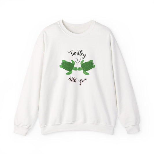Unisex Cute Turtle Lover Turtley Into You Sweatshirt