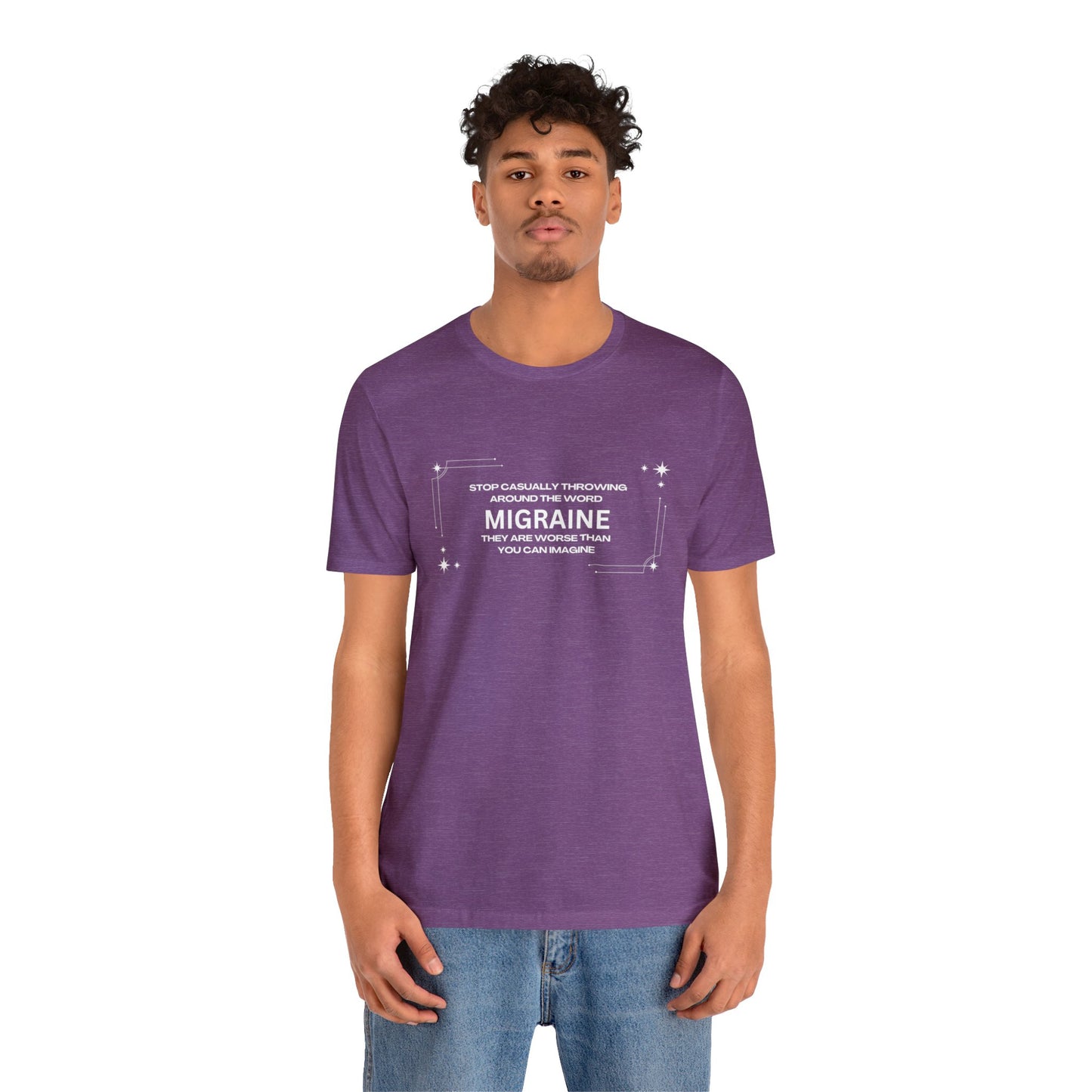 Unisex Migraine Day Invisible Illness Warrior T-Shirt