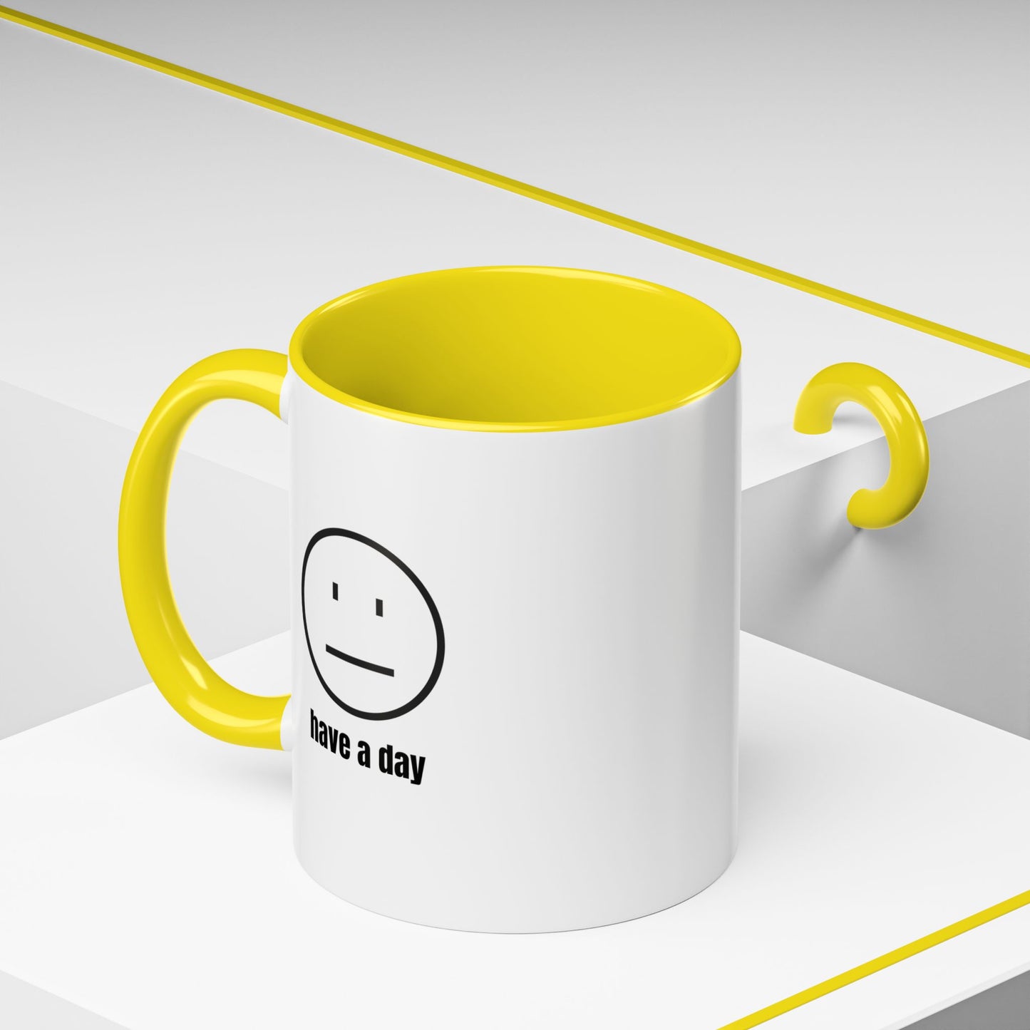 11oz/15oz Straight Face Have A Day Coffee Mug