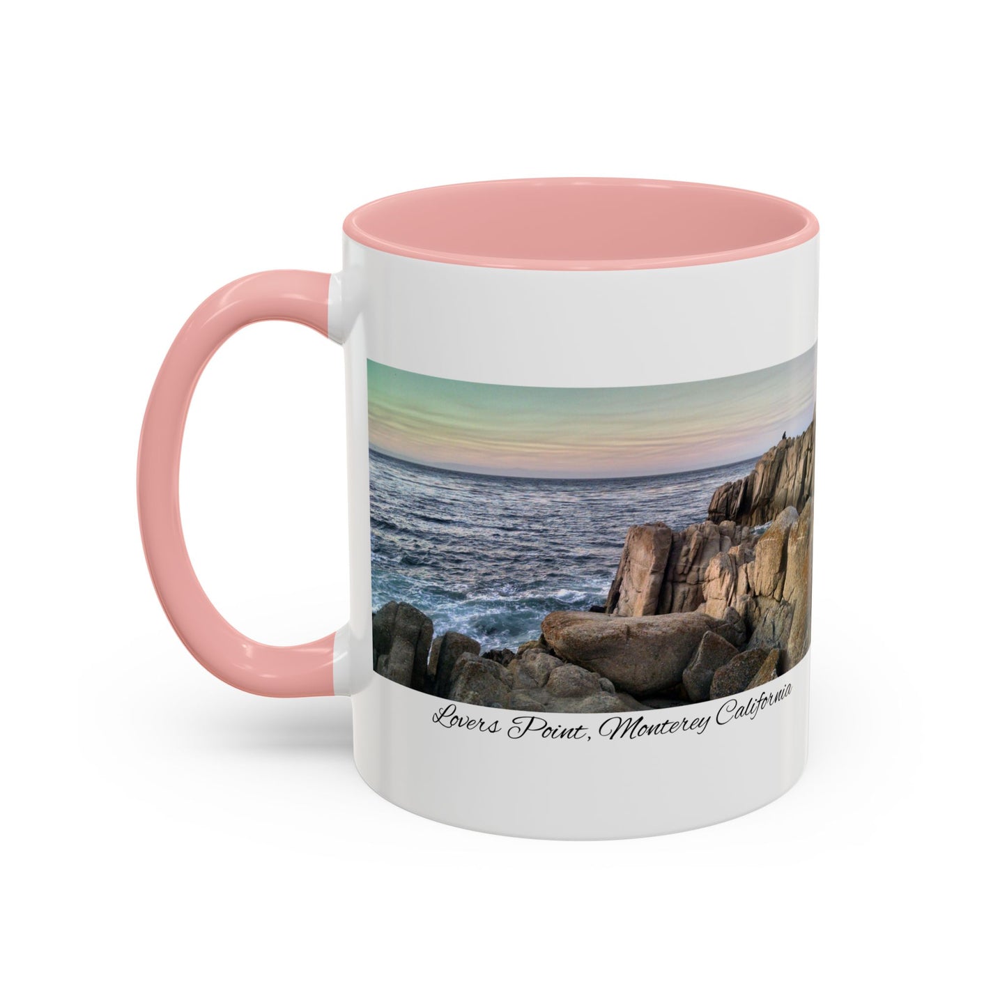 11oz Ocean View Travelers Coffee Mug Lovers Point, Monterey California San Francisco Bay Area Keepsake