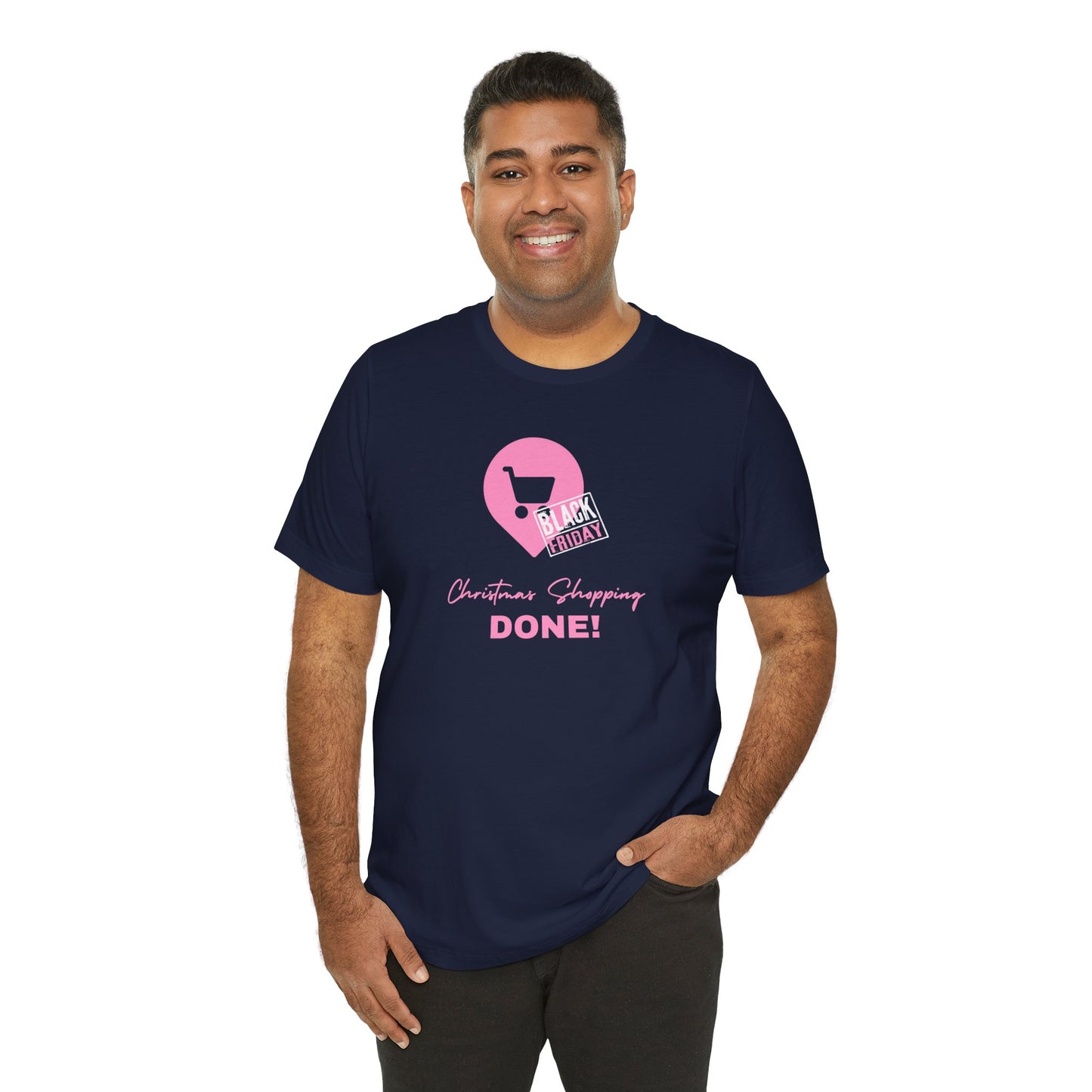 Unisex Jersey Short Sleeve Black Friday Christmas Shopping T-Shirt