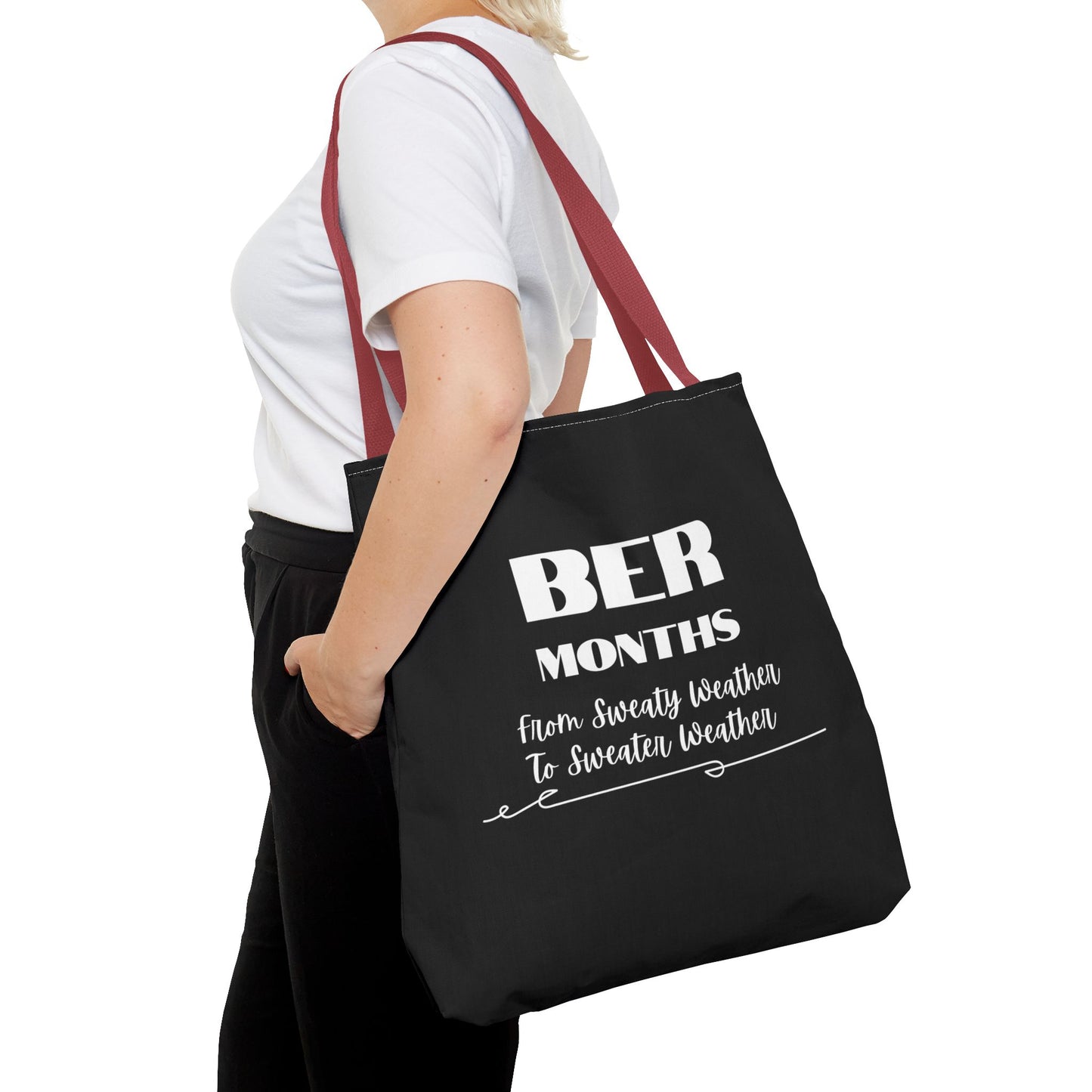 Unisex BER Months Tote Bag Autumn September October November December Tote Bag Favorite Months Tote Bag