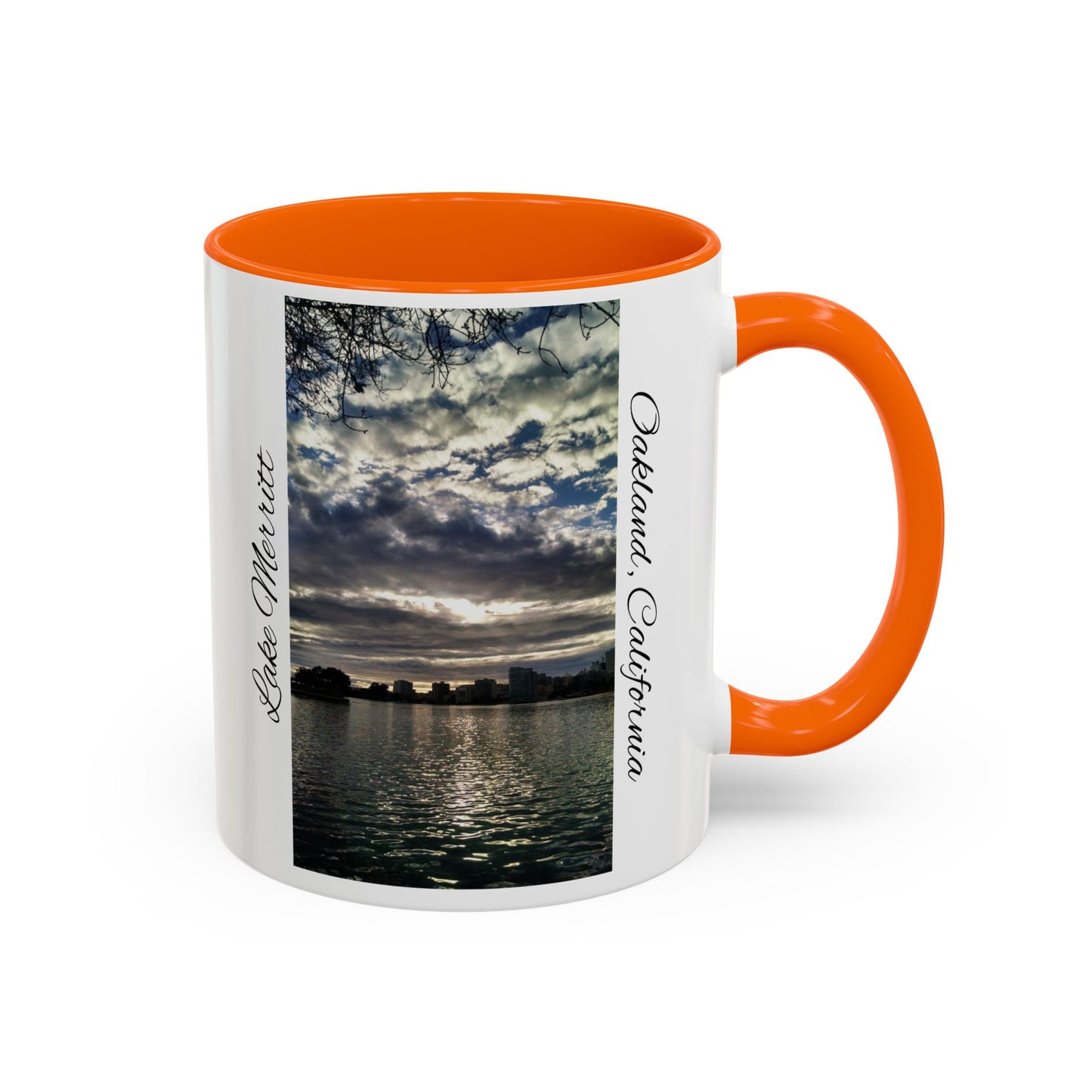 11oz/15oz Two Tone Lake Merritt, Oakland California San Francisco Bay Area Keepsake Coffee Mug