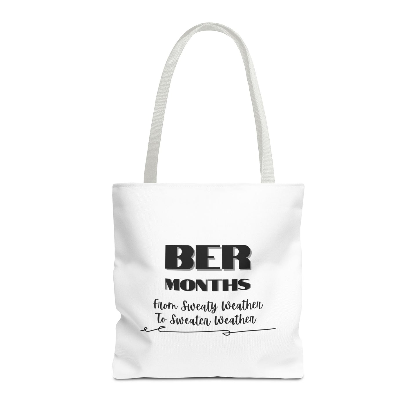 Unisex BER Months Tote Bag Autumn Fall September October November December Tote Bag Favorite Months Tote Bag