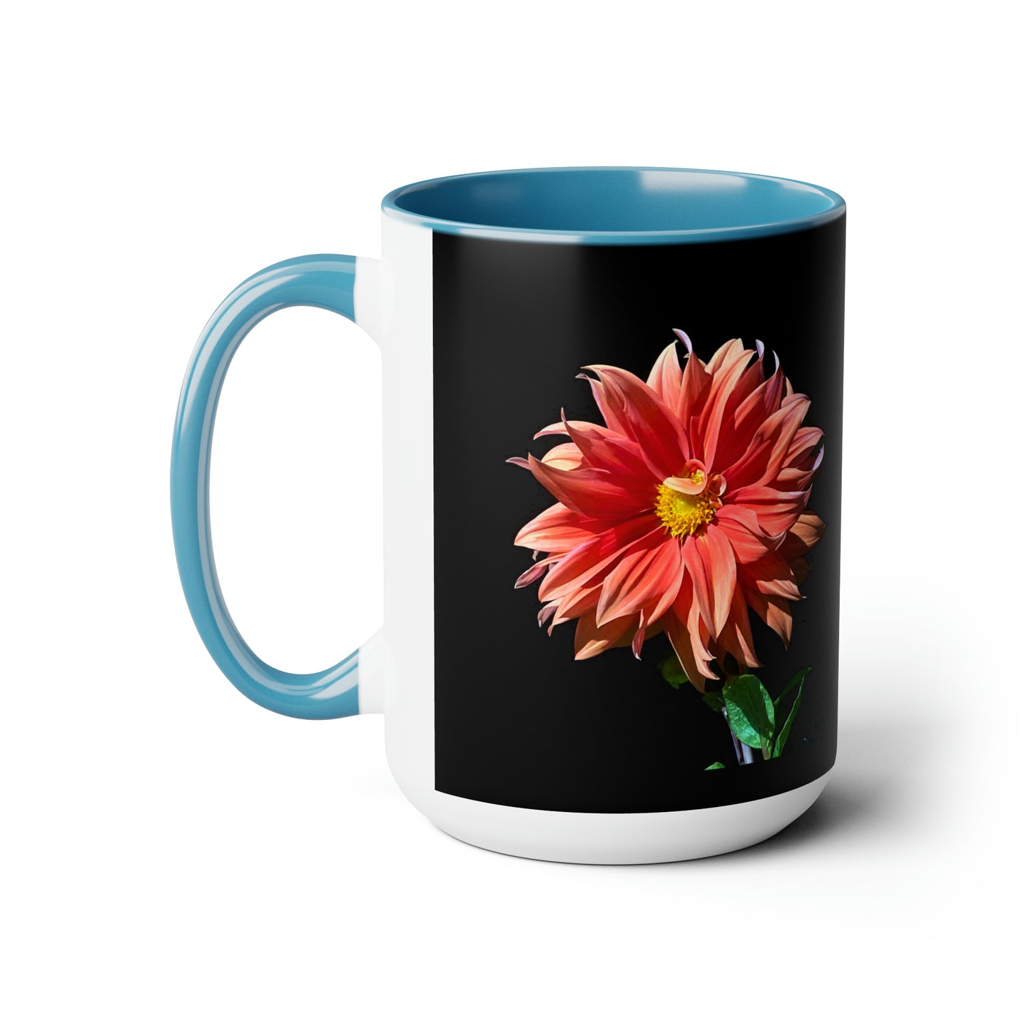 15oz Dahlia Flower Coffee Mug