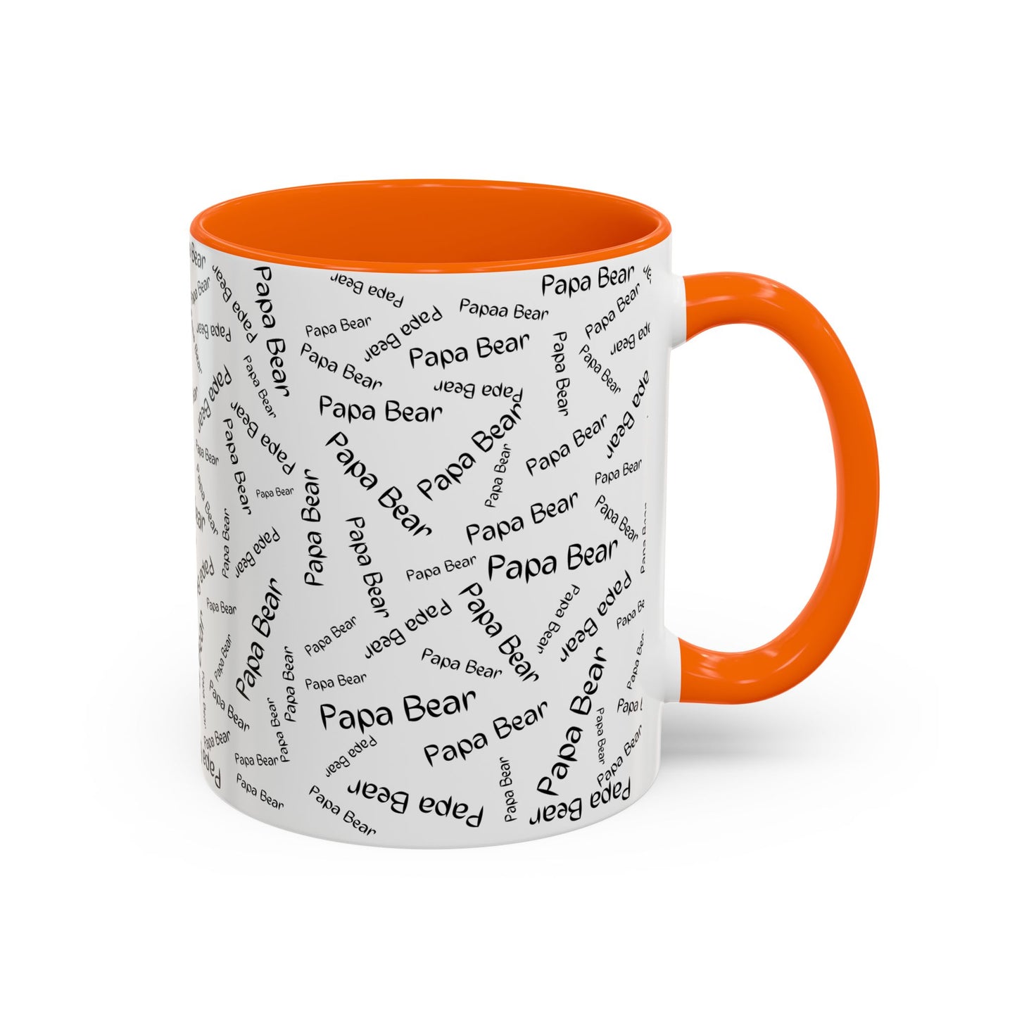 11oz/15oz Papa Bear Word Scramble Coffee Mug